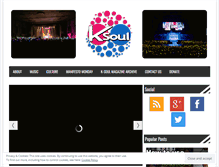Tablet Screenshot of ksoulmag.com